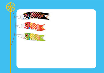 和柄 連続柄 シームレス の青海波文様のフレーム 背景 青系 バックグラウンド素材 Wall Mural Globeds