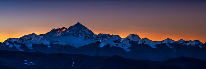 Fototapeta na wymiar Mt.Everest, Tibet China, North Face