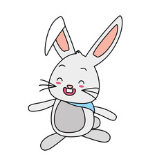 cute rabbit cartoon