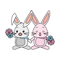 cute rabbit cartoon