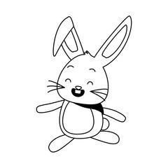 cute rabbit cartoon