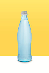 Water bottle on Color background