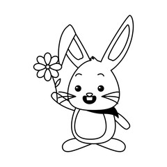 cute rabbit cartoon