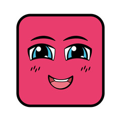 square emoticon face expression