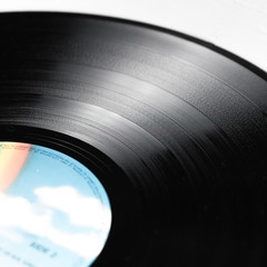 long playing memory, close up of a long playing.
