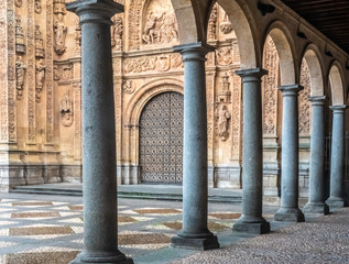 Fototapeta premium The Convento de San Esteban, a Dominican monastery, Council of Trent Square, Salamanca, Castile-Leon, Spain