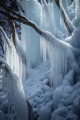 Oonichi Ice Pillar icicles
