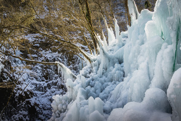 Oonichi Ice Pillar icicles