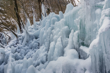 Oonichi Ice Pillar icicles