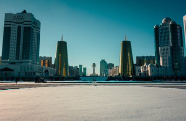 Baiterek - a symbol of modern Astana, Kazakhstan