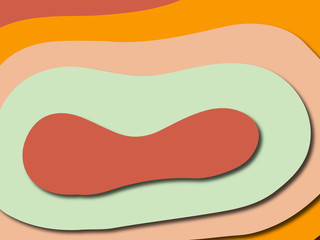 Colorful carving art.Paper cut abstract background with paper cut shapes. Template design layout for business presentations, flyers, posters, invitations