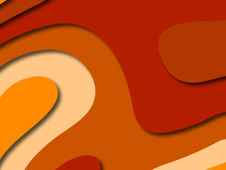 Colorful carving art.Paper cut abstract background with paper cut shapes. Template design layout for business presentations, flyers, posters, invitations