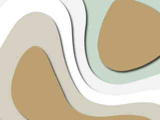 Colorful carving art.Paper cut abstract background with paper cut shapes. Template design layout for business presentations, flyers, posters, invitations