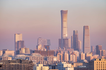 Obraz premium Many building is the city landscape. From the Jingshan park.