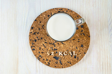 calorie products milk 52 kcal 100 grams diet