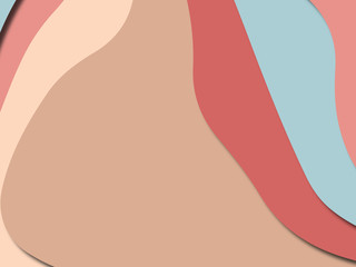 Colorful carving art.Paper cut abstract background with paper cut shapes. Template design layout for business presentations, flyers, posters, invitations