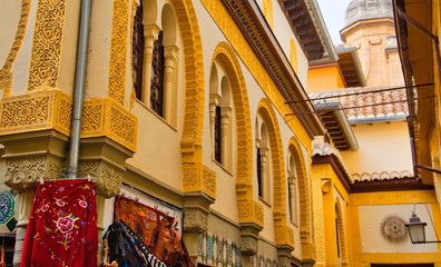 Granada streets in a historic city center