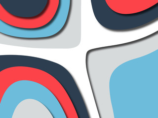 Colorful carving art.Paper cut abstract background with paper cut shapes. Template design layout for business presentations, flyers, posters, invitations