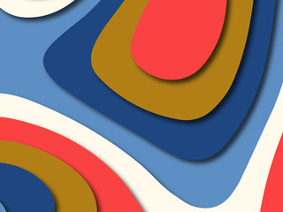 Colorful carving art.Paper cut abstract background with paper cut shapes. Template design layout for business presentations, flyers, posters, invitations