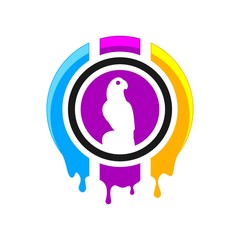 Digital print logo design