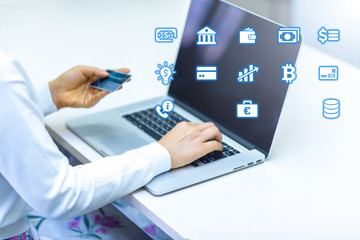 先進テクノロジー　5G AI 人工知能　日本人　素材　背景　グラフィック　イラスト　ブロックチェーン