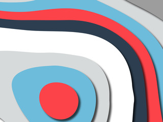 Obraz premium Colorful carving art.Paper cut abstract background with paper cut shapes. Template design layout for business presentations, flyers, posters, invitations