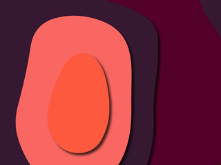 Colorful carving art.Paper cut abstract background with paper cut shapes. Template design layout for business presentations, flyers, posters, invitations