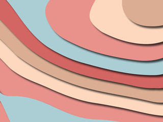 Colorful carving art.Paper cut abstract background with paper cut shapes. Template design layout for business presentations, flyers, posters, invitations