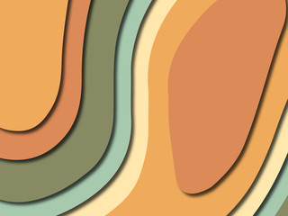 Colorful carving art.Paper cut abstract background with paper cut shapes. Template design layout for business presentations, flyers, posters, invitations