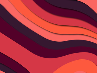 Colorful carving art.Paper cut abstract background with paper cut shapes. Template design layout for business presentations, flyers, posters, invitations