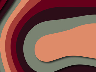 Colorful carving art.Paper cut abstract background with paper cut shapes. Template design layout for business presentations, flyers, posters, invitations