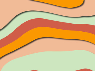 Colorful carving art.Paper cut abstract background with paper cut shapes. Template design layout for business presentations, flyers, posters, invitations