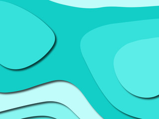 Colorful carving art.Paper cut abstract background with paper cut shapes. Template design layout for business presentations, flyers, posters, invitations