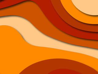 Colorful carving art.Paper cut abstract background with paper cut shapes. Template design layout for business presentations, flyers, posters, invitations