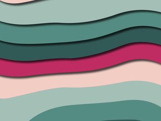 Colorful carving art.Paper cut abstract background with paper cut shapes. Template design layout for business presentations, flyers, posters, invitations