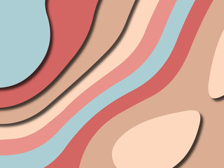 Colorful carving art.Paper cut abstract background with paper cut shapes. Template design layout for business presentations, flyers, posters, invitations