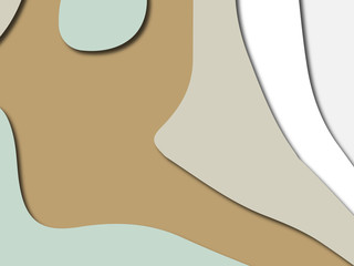 Colorful carving art.Paper cut abstract background with paper cut shapes. Template design layout for business presentations, flyers, posters, invitations