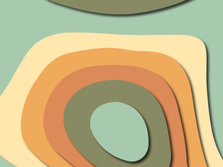 Colorful carving art.Paper cut abstract background with paper cut shapes. Template design layout for business presentations, flyers, posters, invitations