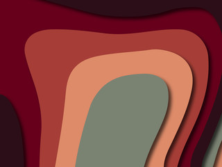 Colorful carving art.Paper cut abstract background with paper cut shapes. Template design layout for business presentations, flyers, posters, invitations