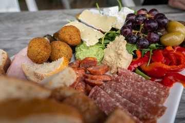 A food platter