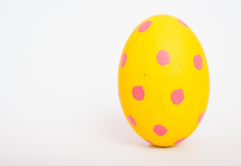 Beautiful Easter Yellow egg color isolate