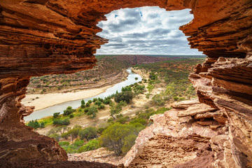 natures window in kalbarri national park, western australia 8