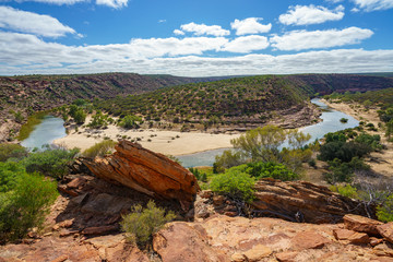 horseshoe bend of murchison river, natures window, kalbarri national park, western australia 7