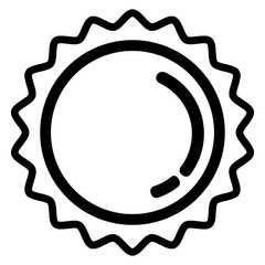 Isolated bottle cap icon. Vector illustration design
