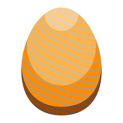 Isolated colored easter egg. Vector illustration design