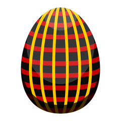 Isolated colored easter egg. Vector illustration design