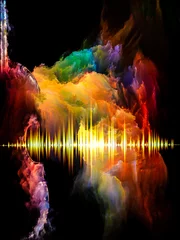 Deurstickers Colorful Music © agsandrew