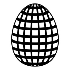 Isolated colored easter egg. Vector illustration design