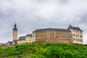 Fototapeta na wymiar Das Obere Schloss in Greiz, Thüringen, Deutschland