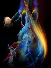 Selbstklebende Fototapeten Vibrant Music © agsandrew